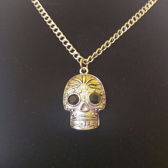 💀4 for $20- Sugar Skull Necklace - Picture 2 of 2